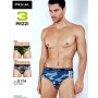 3 Slip uomo Primal in cotone a fantasia con elastico loggato