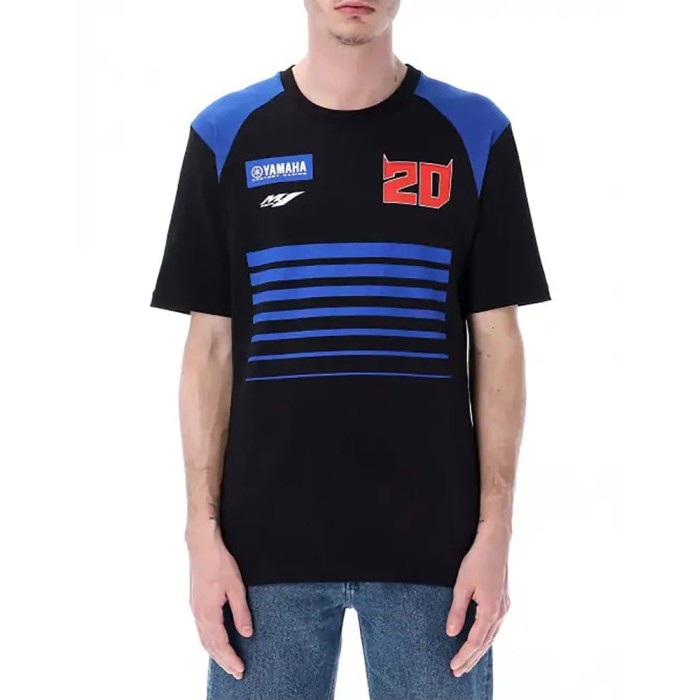 Fabio Quartararo T-shirt manica corta ufficiale squadra Yamaha da uomo