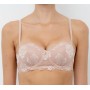 Reggiseno donna Lormar fascia in pizzo con ferretto ed imbottitura graduata