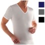 3 T-shirt maglie uomo Nottingham manica corta con scollo a V in caldo cotone felpato