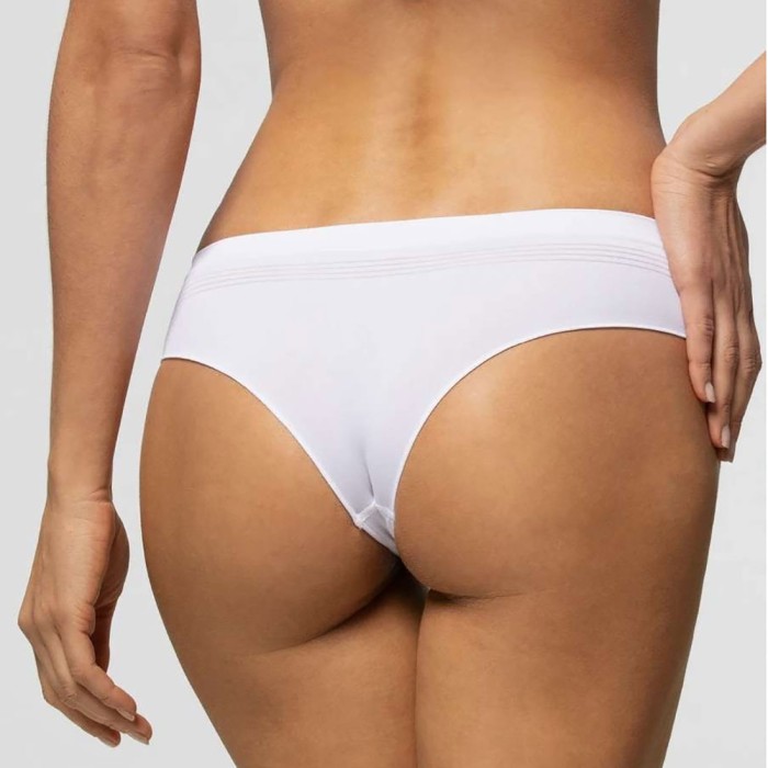 3 Brasiliane donna Pompea in morbida microfibra elasticizzata Seamless