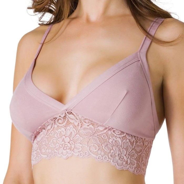 Bralette donna Tramonte in Modal elasticizzato a triangolo con imbottite estraibili