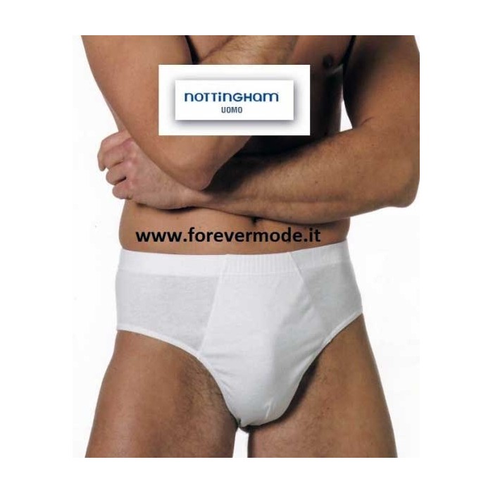 3 Slip uomo Nottingham o Primal midi in cotone con elastico infilato