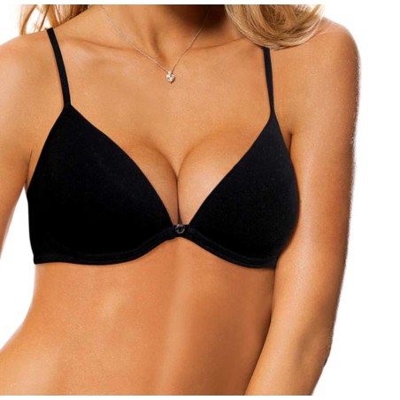 Reggiseno donna Infiore a fascia push Up con schiena trasparente